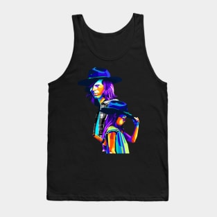 Carl & Judith Grimes WPAP Pop Art Colourful Tank Top